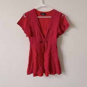 Lulu’s Red Short Dress size medium